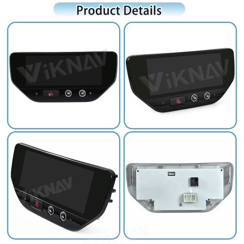Viknav AC Panel 7 Inch for Maserati GT GC GranTurismo 2007-2017 Car air Conditioning Panel Climate Board AC Touch Screen