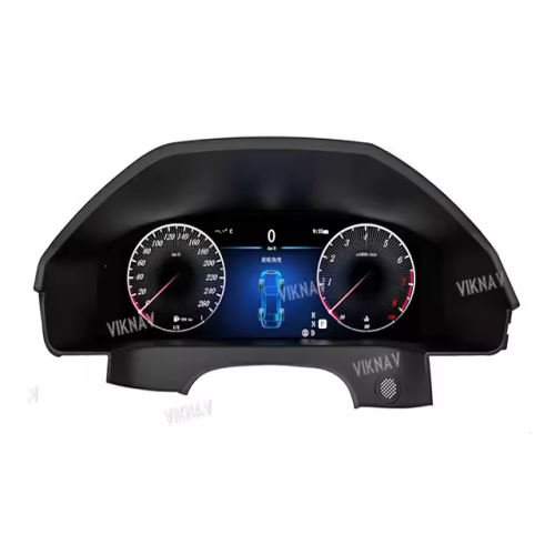 Viknav 12.3 Inch Digital Cluster Car Speedometer For Mercedes Benz E- Class W212 2014 2015 Linux System Car Instrument Cluster Screen Instrument Replacement (NTG4.5)