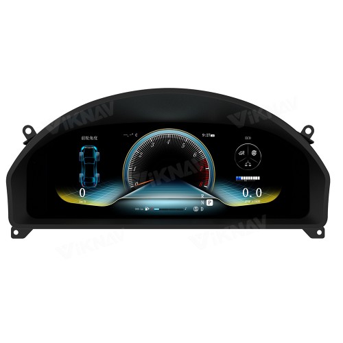 Viknav 12.3 Inch Digital Cluster Car Speedometer For Mercedes Benz E- Class W207 2010-2015 Linux System Car Instrument Cluster Screen Instrument Replacement (NTG4.0/4.5)