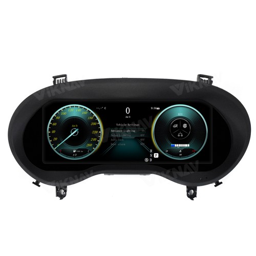 Viknav 12.3 Inch Digital Cluster Car Speedometer For Mercedes Benz VITO 2015-2021 Linux System Car Instrument Cluster Screen Instrument Replacement