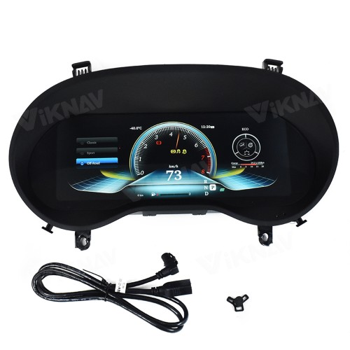 Viknav 12.3 Inch Digital Cluster Car Speedometer For Mercedes Benz VITO 2015-2021 Linux System Car Instrument Cluster Screen Instrument Replacement