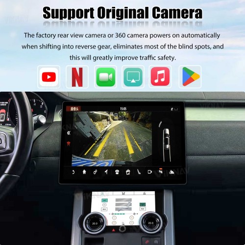 Viknav 13 inch Android Radio For Land Rover Range Rover Evoque L538 2013-2017 Multimedia Player GPS Navigation Stereo Wireless Carplay Android Auto Touch Screen