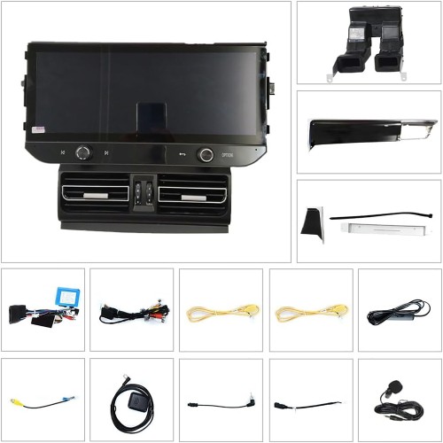 Android System Car Radio For Porsche Macan 2013-2017 Auto Stereo Wireless Carplay GPS Navigation Multimedia Player 128GB Touch Screen With 12.3 Inch LCD Digital Cluster