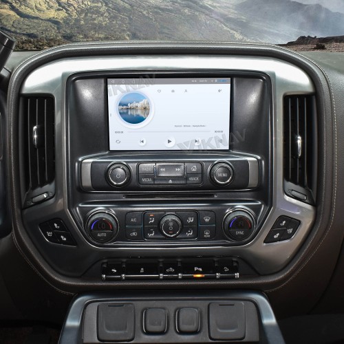 Viknav Upgrade Android Box For Chevrolet Silverado / GMC SIERRA 2014-2018  Wireless Carplay Touch Screen GPS Navigation Multimedia player Auto Stereo Head Unit( OEM 8 Inch)(64GB)