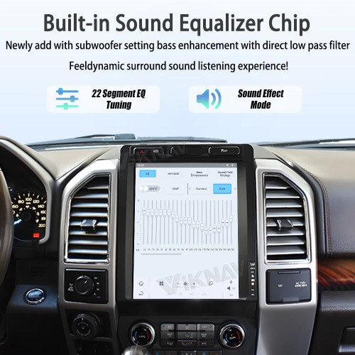 Viknav 12.1 Inch Car Radio Android For Ford F150 2015-2020 Stereo Wireless Carplay Android Auto Touch Screen GPS Navigation Multimedia player 128GB