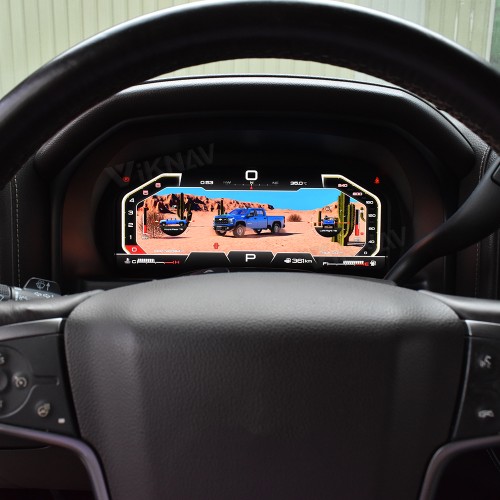 Viknav 13 Inch Car Digital Cluster For Chevrolet Silverado GMC SIERRA 2014 2015 2016 2017 2018 LCD Car Digital Speedometer Dashboard Panel Instrument Panel Virtual Cockpit