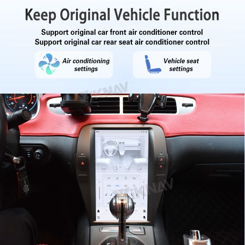 Viknav 12.1 Inch Android Car Radio for Chevrolet Camaro 2010-2015 GPS Navigation Auto Wireless Carplay  Multimedia Player Head Unit