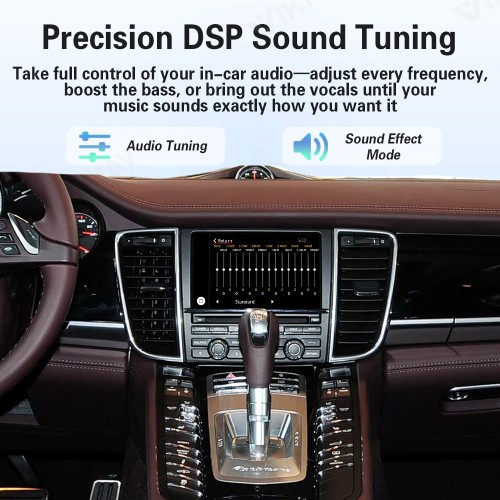 Viknav Linux System Wireless Carplay Android Auto Decoder Box for Porsche Panamera 2010-2016 PCM 3.1 Upgrade Interface Autolink Airplay Decoding Box
