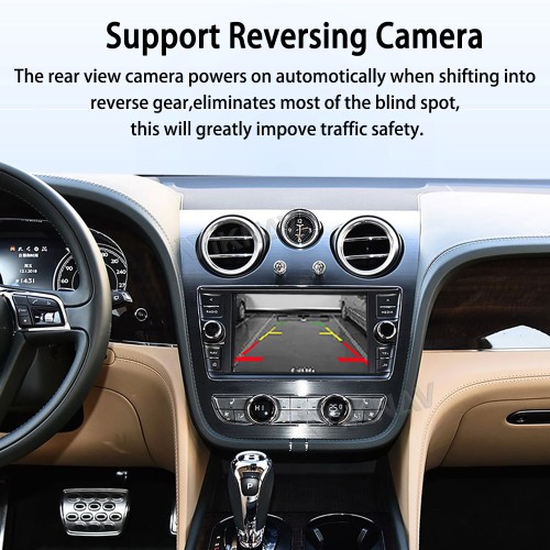 Viknav Linux System Wireless Carplay Android Auto Decoder Box For Bentley Mulsanne Bentayga 2011-2019 GPS Navigatipn Original Car Radio Screen