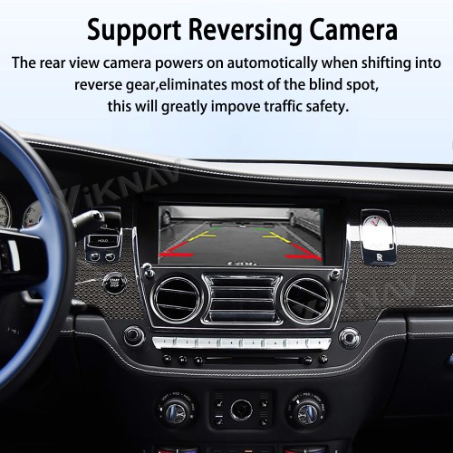 Viknav Linux System Wireless Carplay Android Auto Decoder Box For Rolls-Royce Wraith 2013-2018 GPS Navigatipn Original Car Radio Screen