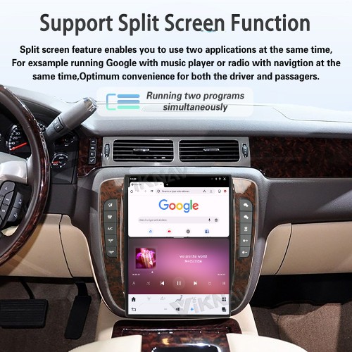 Viknav Upgrade 14 Inch Android Car Radio For GMC YUKON/Chevy Suburban Tahoe 2007-2013 Carplay GPS Navigation Multimedia Stereo Video Player(128GB)