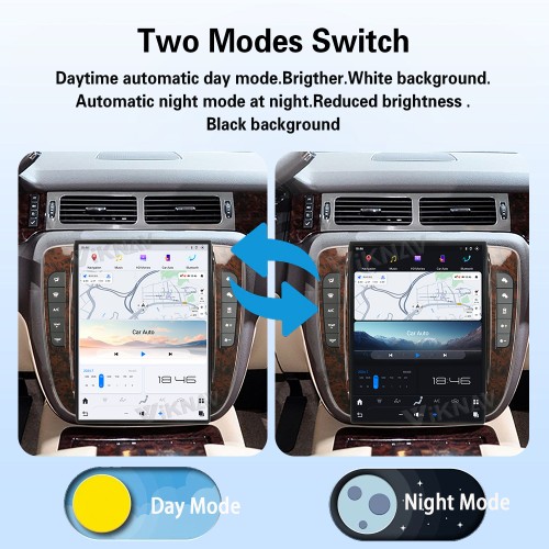 Viknav Upgrade 14 Inch Android Car Radio For GMC YUKON/Chevy Suburban Tahoe 2007-2013 Carplay GPS Navigation Multimedia Stereo Video Player(128GB)