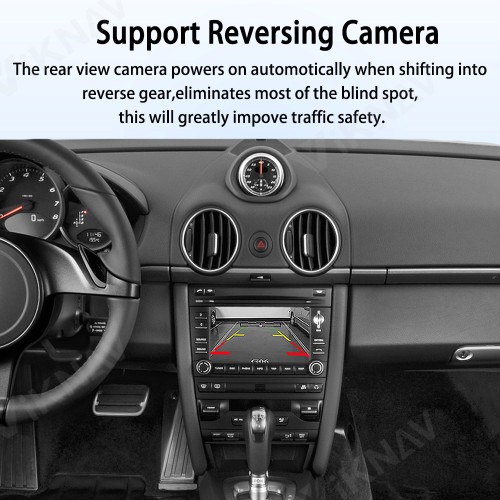 Viknav Linux System Wireless Carplay Android Auto Decoder Box for Porsche Cayman PCM 3.1 2010-2016 Decoding Box Upgrade Interface Autolink Airplay
