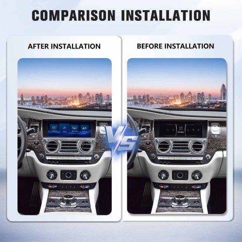 Viknav Linux System Wireless Carplay Android Auto Decoder Box For Rolls-Royce Ghost 2010-2018 GPS Navigatipn Original Car Radio Screen