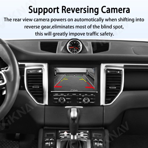 Viknav Linux System Wireless Carplay Android Auto Decoder Box for Porsche Macan PCM 3.1 2014-2016 PCM 4.0 2017 Decoding Box Upgrade Interface Autolink Airplay