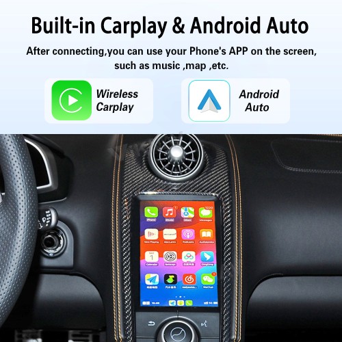 Viknav Linux System Wireless Carplay Android Auto Decoder Box For MacLaren Decoding Box Upgrade Interface Autolink Airplay
