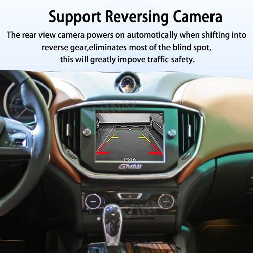 Viknav Linux System Wireless Carplay Android Auto Decoder Box for Maserati Ghibli 2014 Decoding Box Upgrade Interface Autolink Airplay