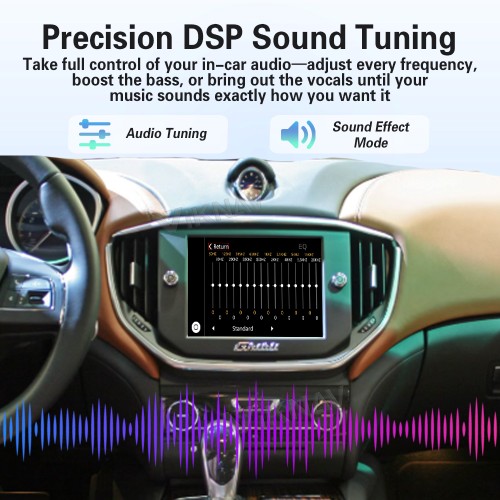 Viknav Linux System Wireless Carplay Android Auto Decoder Box for Maserati Ghibli 2014 Decoding Box Upgrade Interface Autolink Airplay