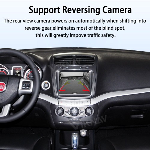 Viknav Linux System Wireless Carplay Android Auto Decoder Box For Fiat Freemont Ottimo 2013-2014 Decoding Box Upgrade Interface Autolink Airplay