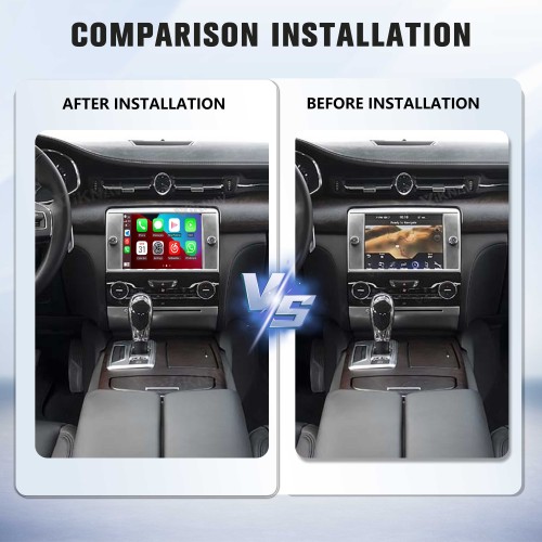 Viknav Linux System Wireless Carplay Android Auto Decoder Box for Maserati Quattroporte 2013-2015 Decoding Box Upgrade Interface Autolink Airplay