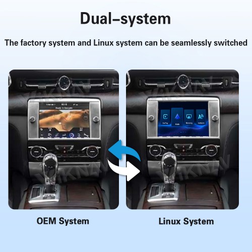Viknav Linux System Wireless Carplay Android Auto Decoder Box for Maserati Quattroporte 2013-2015 Decoding Box Upgrade Interface Autolink Airplay
