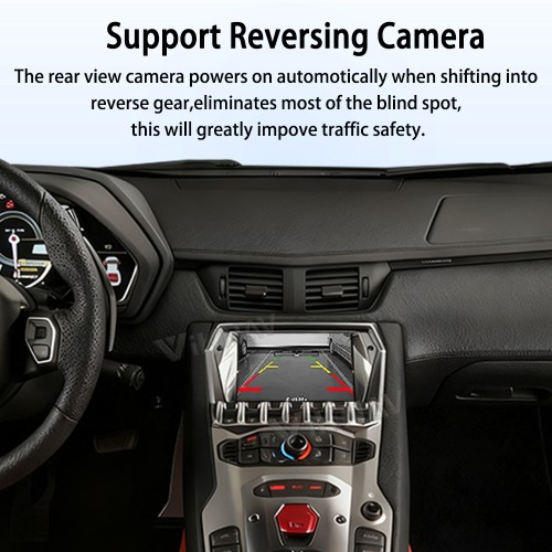 Viknav Linux System Wireless Carplay Android Auto Decoder Box For Lamborghini 2011-2018 GPS Navigatipn Original Car Radio Screen