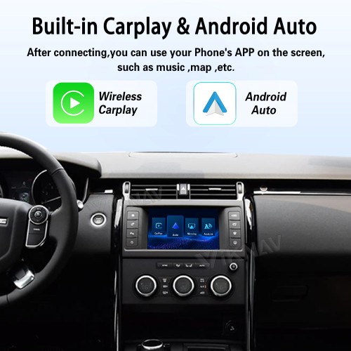 Viknav Linux System Wireless Carplay Android Auto Decoder Box For Land Rover Discovery 5 L462 2017 GPS Navigatipn Original Car Radio Screen