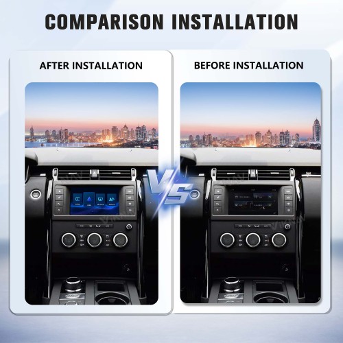 Viknav Linux System Wireless Carplay Android Auto Decoder Box For Land Rover Discovery 5 L462 2017 GPS Navigatipn Original Car Radio Screen