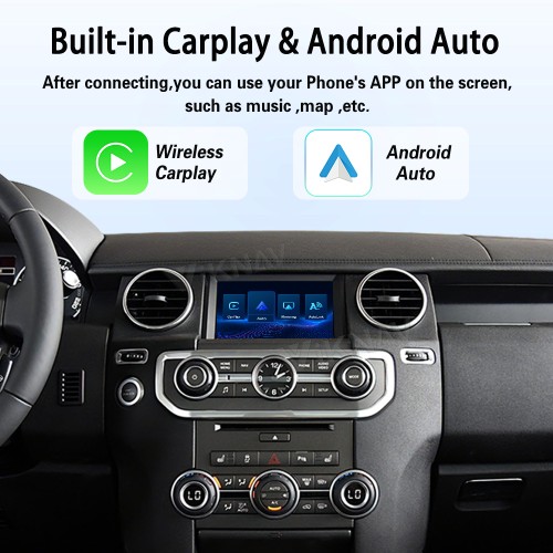 Viknav Linux System Wireless Carplay Android Auto Decoder Box For Land Rover Discovery 4 2012-2016 GPS Navigatipn Original Car Radio Screen