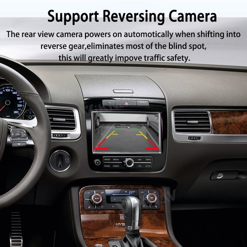 Viknav linux system wireless carplay android auto decoder box for Volkswagen Touareg 2011-2018 GPS Navigatipn Original Car Radio Screen
