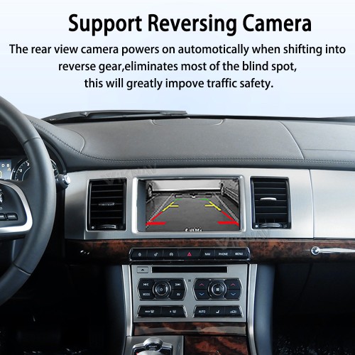 Viknav Linux System Wireless Carplay Android Auto Decoder Box For Jaguar XF 2012-2015 GPS Navigatipn Original Car Radio Screen
