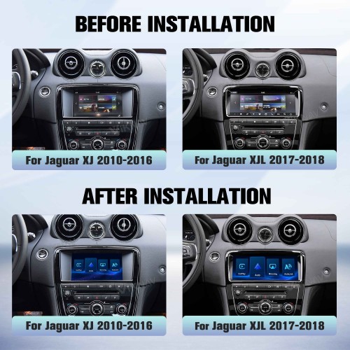 Viknav Linux System Wireless Carplay Android Auto Decoder Box For Jaguar XJ XJL 2010-2018 GPS Navigatipn Original Car Radio Screen