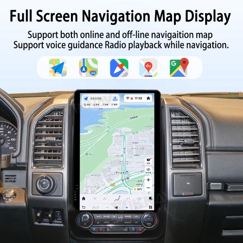 VIKNAV 14.4 inch Android Radio For Ford Expedition 2015-2022 Car Radio Wireless Carplay Android Auto Stereo GPS Navigation Multimedia Player