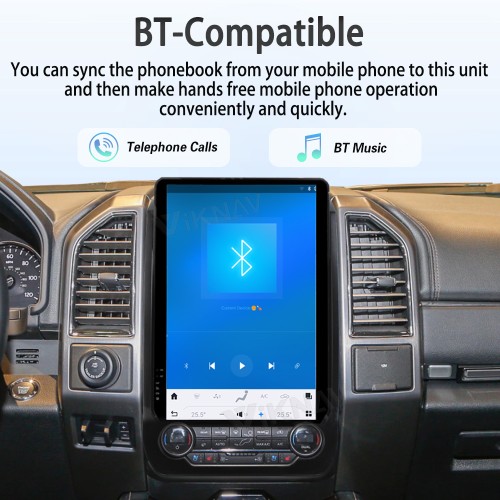 VIKNAV 14.4 inch Android Radio For Ford Expedition 2015-2022 Car Radio Wireless Carplay Android Auto Stereo GPS Navigation Multimedia Player