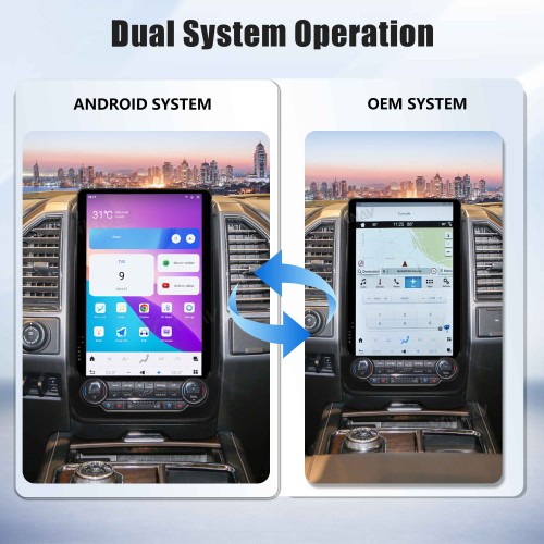 VIKNAV 14.4 inch Android Radio For Ford Expedition 2015-2022 Car Radio Wireless Carplay Android Auto Stereo GPS Navigation Multimedia Player