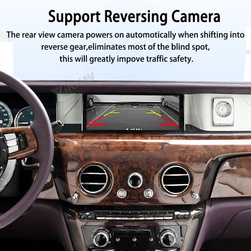 Viknav Linux System Wireless Carplay Android Auto Decoder Box For Rolls-Royce Phantom 2017-2018 GPS Navigatipn Original Car Radio Screen