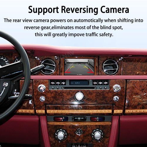 Viknav Linux System Wireless Carplay Android Auto Decoder Box For Rolls-Royce Phantom 2006-2012 GPS Navigatipn Original Car Radio Screen
