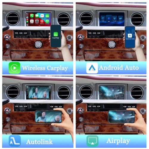 Viknav Linux System Wireless Carplay Android Auto Decoder Box For Rolls-Royce Phantom 2006-2012 GPS Navigatipn Original Car Radio Screen