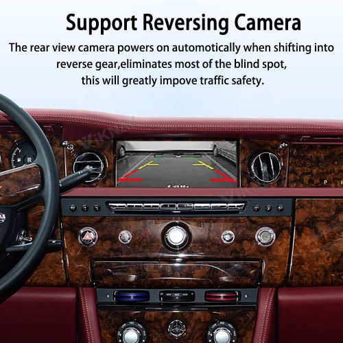 Viknav Linux System Wireless Carplay Android Auto Decoder Box For Rolls-Royce Phantom 2013-2016 GPS Navigatipn Original Car Radio Screen