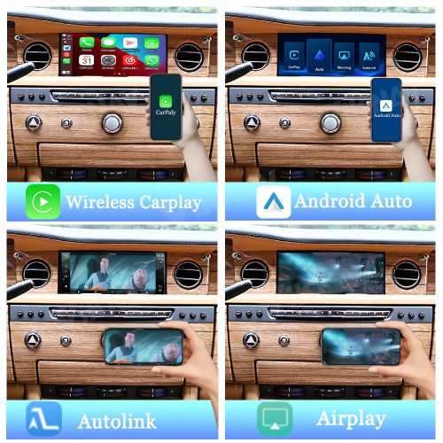 Viknav Linux System Wireless Carplay Android Auto Decoder Box For Rolls-Royce Phantom 2013-2016 GPS Navigatipn Original Car Radio Screen