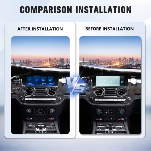 Viknav Linux System Wireless Carplay Android Auto Decoder Box For Rolls-Royce Wraith 2013-2018 GPS Navigatipn Original Car Radio Screen