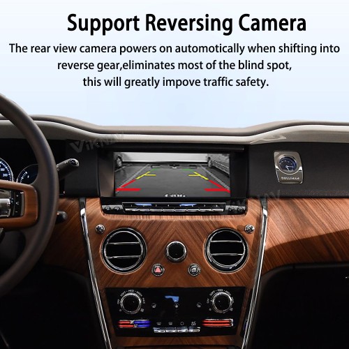Viknav Linux System Wireless Carplay Android Auto Decoder Box For Rolls-Royce Cullinan 2015 Dawn 2016-2018 GPS Navigatipn Original Car Radio Screen