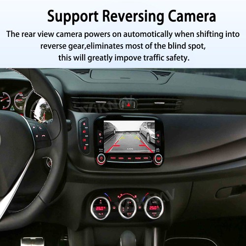 Viknav linux system wireless carplay android auto decoder box for Alfa GIulietta GPS Navigatipn Original Car Radio Screen