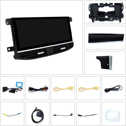 Android System 12.3 Inch Car Radio For Porsche Panamera 2011-2017 Auto Stereo Wireless Carplay GPS Navigation Multimedia Player Touch Screen (128GB)