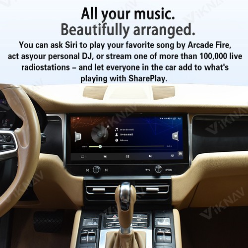 Android System 12.3 Inch Car Radio For Porsche Macan 2013-2017 Auto Stereo Wireless Carplay GPS Navigation Multimedia Player Touch Screen Had Unit(128GB)