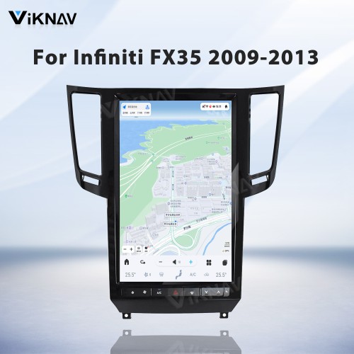 Viknav 14.4 Inch Car Radio For Infiniti FX35 2009-2013 Multimedia Player GPS Carplay 4G WIFI Head Unit Stereo Receiver