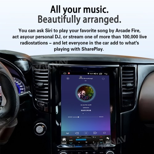 Viknav Android 12.1 inch Car Stereo For Infiniti FX35 QX70 2012-2019 Wireless CarPlay & Android Auto GPS Navigation Head Unit