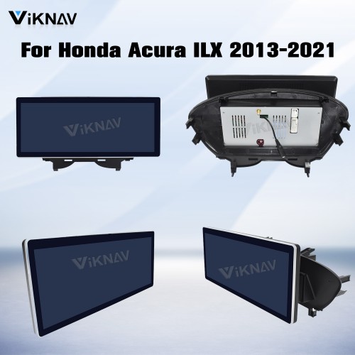 Viknav Android Car Stereo For Honda Acura TLX 2015-2020 Car Radio with 12.3-inch screen Wireless Carplay Android Auto GPS Navigation Multimedia Player