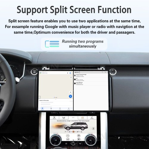 Viknav 13inch Android Radio For Land Rover Range Rover Sport L494 Vogue L405 2013-2017 Wireless Carplay Android Auto Multimedia Player GPS Navigation Touch Screen Stereo