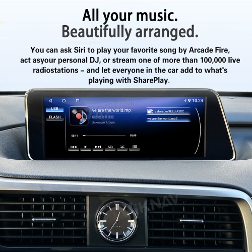 Viknav Android 13 Interface Box for Lexus RX 2016-2022 Wireless CarPlay Decoder Android Auto GPS Navigation  Original Car Radio Screen